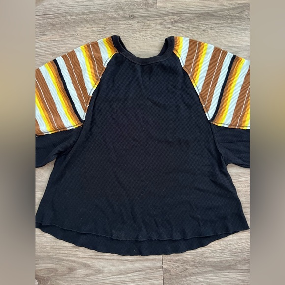 Free People We The Free Rainbow Dreams Sweater In Black - Picture 8 of 9